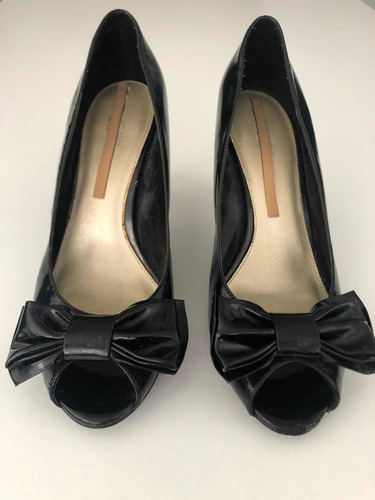 Zapatos Mujer Negros Simil Charol.loft Ann Taylor Import Usa