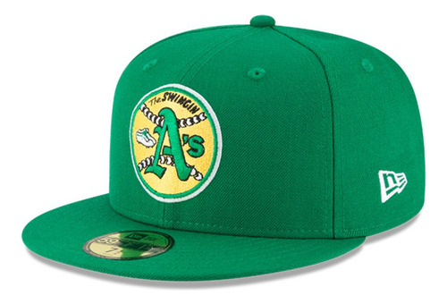 Gorra 59fifty Oakland Athletics Mlb Cooperstown Green