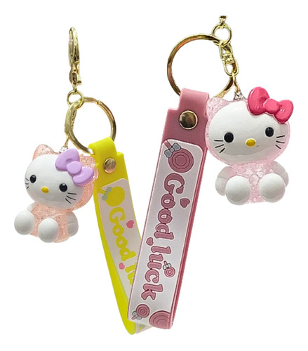 Llaveros Kwaii Kitty Luminosos Cute Excelente Regalo