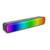 2pzs Led Bocina Bluetooth Rgb Portát Bocina Subwoofer Parapc