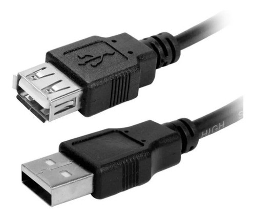 Cabo Usb 2.0 Extensão 1 Metro Extensor Macho Fêmea