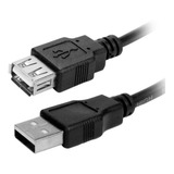 Cabo Usb 2.0 Extensão 1 Metro Extensor Macho Fêmea