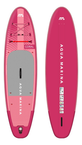 Tabla Sup Standup Paddle Coral Aquamarina Inflable Accesorio