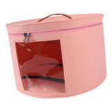 Caja De Almacenamiento Para Sombreros, Contenedor Rosa Medio