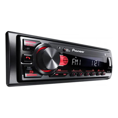 Autoestéreo Pioneer MVH-S235BT 1DIN Bluetooth 50Wx4 color negro | Meses sin interés