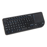 Ri® Mini X1 Portátil 2.4g Teclado Sem Fio Touchpad Mouse