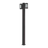 Farol Con Columna De Exterior E27 Intemperie 2,2mts 2 Brazos