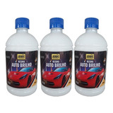 Produto Limpeza Automotiva Cera Líquida Kit 3 Unidades 500ml