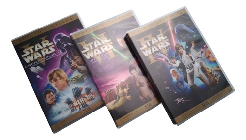 Star Wars Iv V Vi Edição Limitada Duplo Lote Dvds Seminovos