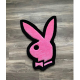 Alfombra Peluda Conejo Playboys Colores Personalizados 