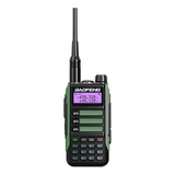 Baofeng Uv16 15w Ip67 Bibanda Carga Directa Usb C 2024 Bandas De Frecuencia Vhf Y Uhf Color Verde