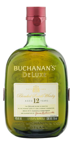 Buchanan's Deluxe Whisky 12 Años Blended Scotch 750 Ml