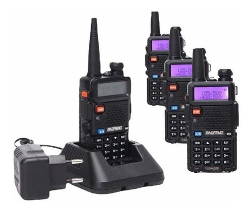 Pack X3 Radios Vhf Baofeng Comunicadores Portátiles