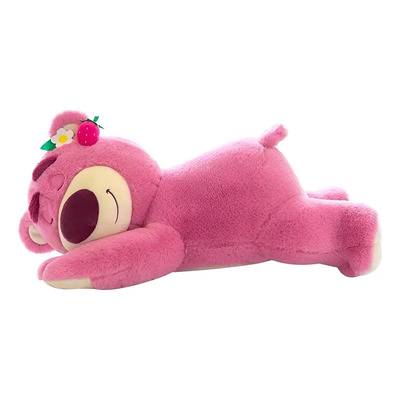 Nuevo Oso De Peluche Rosa Fresa, Muñeca De Peluche Para