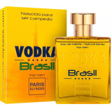 Perfume Vodka Brasil Amarelo Masculino Paris Elysees 100 Ml