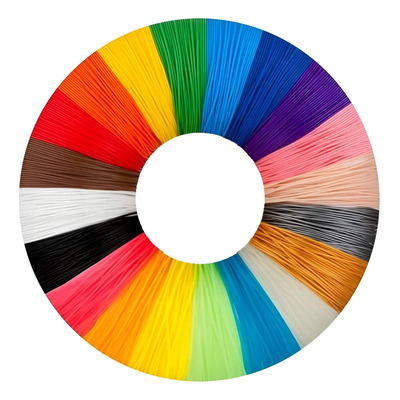 100 Metros Filamento Pla 1.75mm, Pluma 3d Colores Aleatorios | Meses sin interés