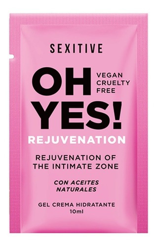 Gel Lubricante E Hidratante Oh Yes Rejuvenation Sexitive