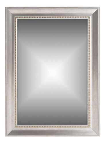 Bonito Espejo Decorativo Color Plateado 78 X 108 Cm