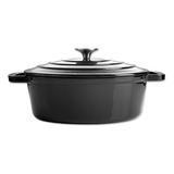 Magefesa Ferro Olla Oval 28 Cm Hierro Fundido Negro