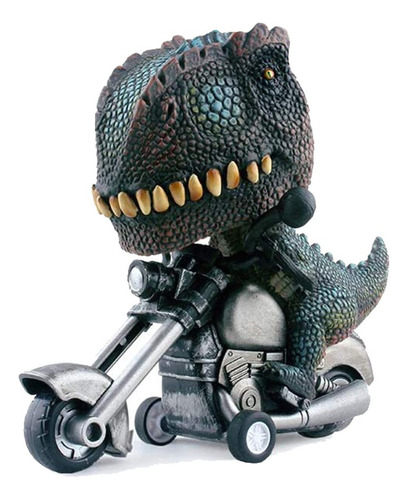 Vehiculo Friccion Dinosaurio Monster Rider Big Head Con Moto