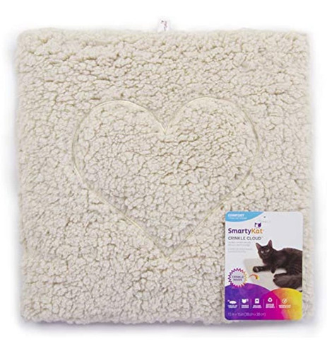 Smartykat, Crinkle Cloud, Colchoneta Y Cama Para Gatos, Alfo