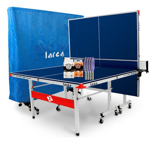 Larca Combo Mesa De Ping Pong Para Exterior Storm White Y Ac
