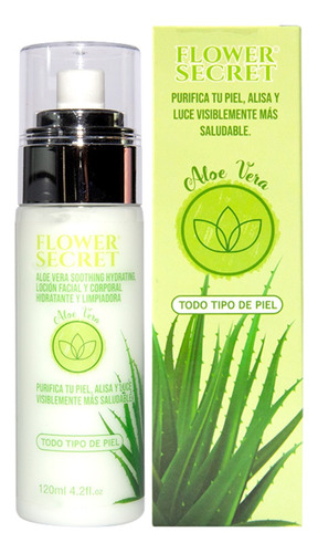 Loción Facial Y Corporal Hidratante Áloe Vera Flower Secret