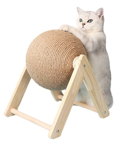 Accesorio Rascador Pelota Para Gatos Cat Scratcher De Onda