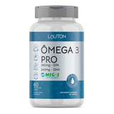 Ômega 3 Pro 360mg Epa 240mg Dha Meg-3 60 Cápsulas - Lauton Nutrition