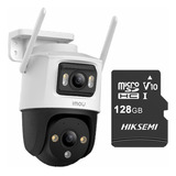 Imou Cámara De Seguridad Cruiser 6mp Ipc-s7xn-6m0wed-plus-128 Con Microsd 128gb Doble Lente Fullcolor Imou Sense Alta Definición Audio Doble Vía Detección De Humanos 6m0wed Protección Exterior Ip66