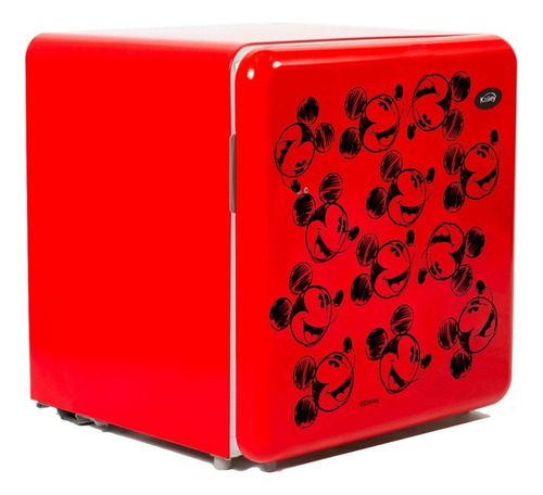 Minibar Kalley Mickey Mouse 47 Litros Frost K-dmb47r1 Rojo 110v