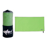 Toalla De Microfibra Sharx* 80x160cm Verde Envío Gratis