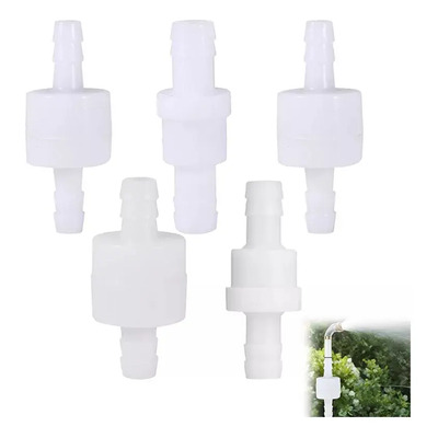 5 Válvulas De Retención Unidireccionales En Línea, Sin Reflujo Y Resistentes Al Ozono, De Plástico Pvdf, Para Combustible, Aceite, Agua Y Aire (4mm, 6mm, 8mm, 10mm, 12mm). | MercadoLibre