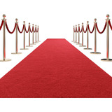 Alfombra Roja Extra Gruesa Eventos, 3x10 Pies, Alfombra...