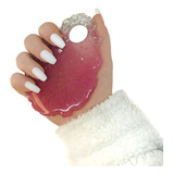 Paleta De Maquiagem / Placa Expositora De Unhas Rosa Em Resi