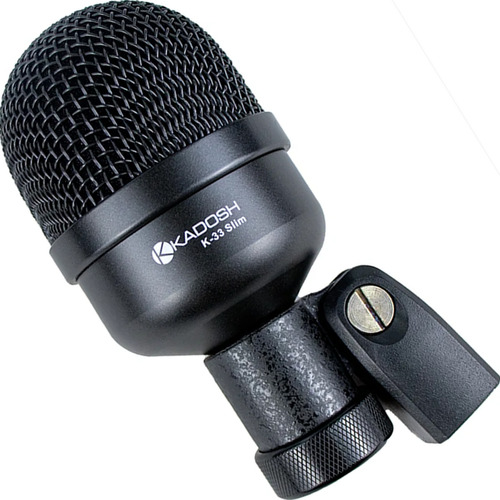 Microfone Para Bumbo Dinâmico Kadosh K33 Slim Xlr Bateria