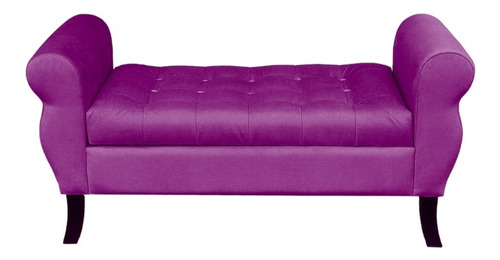 Banqueta Baúl Diva Color Morado 