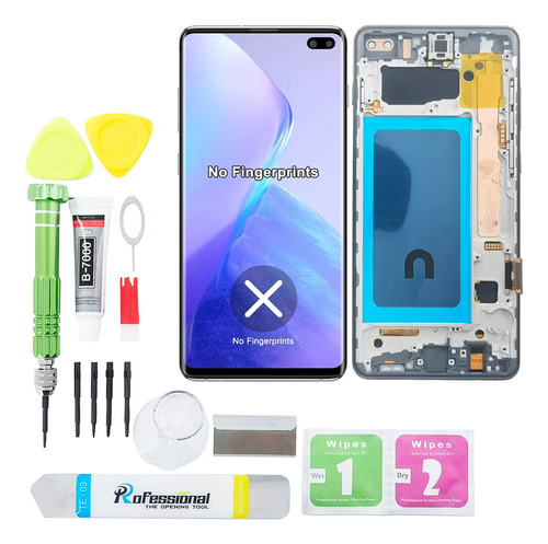 Incell Pantalla Táctil Lcd C/ Marco Para Samsung S10 Plus