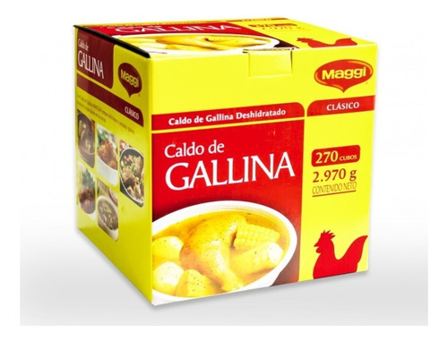 Cald De Gallina Maggi 270 Cubos - U - Unidad a $403