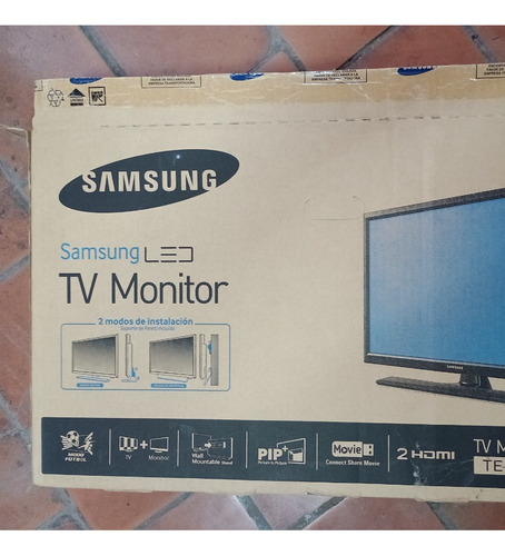 Monitor Tv Led Samsung 24'' 2hdmi Control Remoto En Caja 