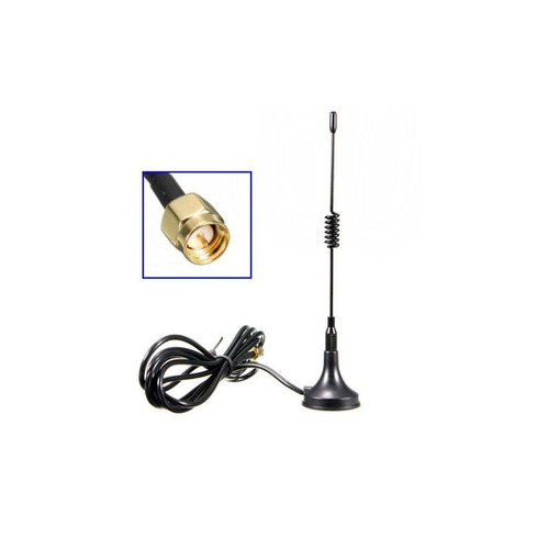 Antena Gsm C/base Magnetico 5db Sma Macho Cable 3mts