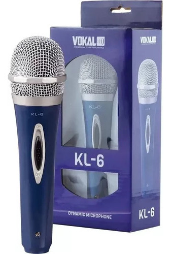 Microfone Profissional Voz Karaoke Qualidade Kl6 Com Fio 
