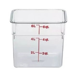 Recipiente Cuadrado Policarbonato Cambro 5,7 Litros M