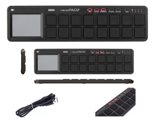 Teclado Controlador Korg Nanopad2 Midi Usb