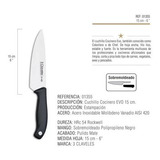 Cuchillo 3 Claveles 15cm