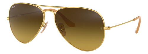 Ray-ban Aviator Gradient S Polished ,brown Degradada-rb3025