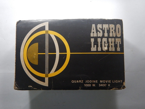 Astro Light Luz Vintage Quarz Iodine Movie Light 1000w 3400k