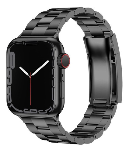 Pulseira De Metal Para Apple Watch 7 6 Se 41/45mm 40/44mm