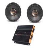 Paquete 2 Subwoofer Qw1000/12s4+amplificador Qea1500.1