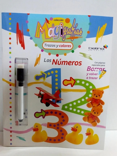 Magigrafias Los Numeros - Libro Infantil + Lapiz Magico 